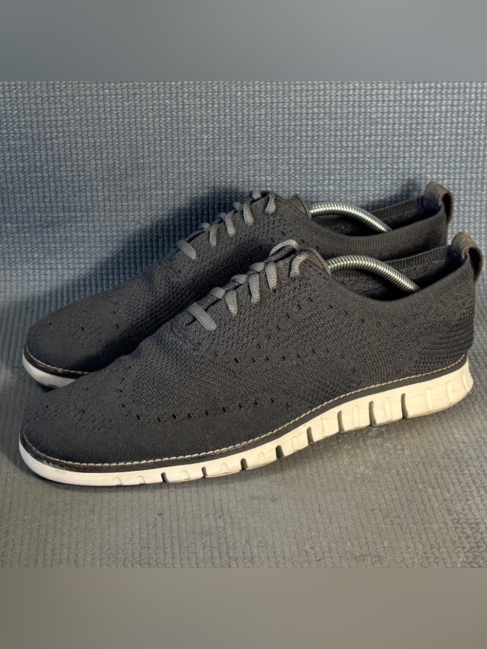Cole Haan Zerogrand Men's Gray Stitchlite Wingtip Casual Shoes Size 10